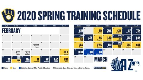 Stats. Standings. Youth. Players. ES. ... The inaugural edition will be held from March 14-17, 2024, at Grapefruit and Cactus league stadiums during Spring Training. Buy Tickets. Spring Training Joint Venues. CACTI Park of the Palm Beaches. Camelback Ranch. ... Brewers Spring Training Tickets. …